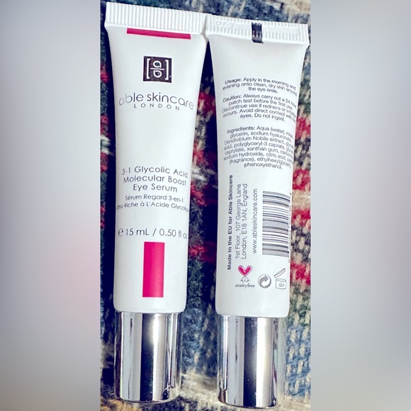 2/$25 ABLE SKINCARE LONDON 3-1 GLYCOLIC ACID MOLECULAR BOOST EYE SERUM—-BRAND … - Picture 2 of 2